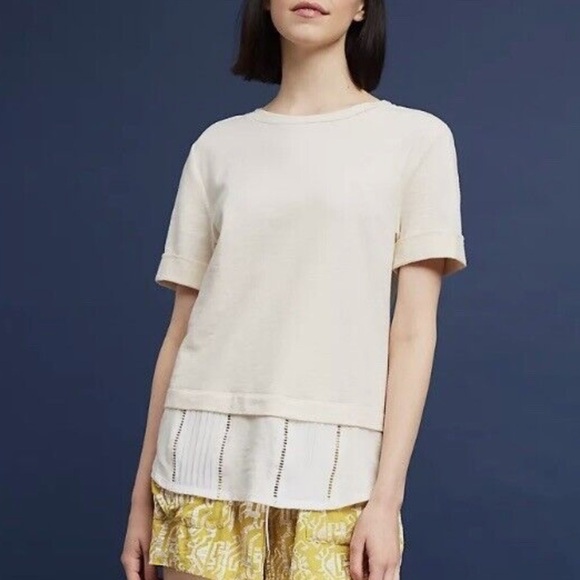 Anthropologie Dolan Left Coast Zahra Layered Top - Picture 1 of 8